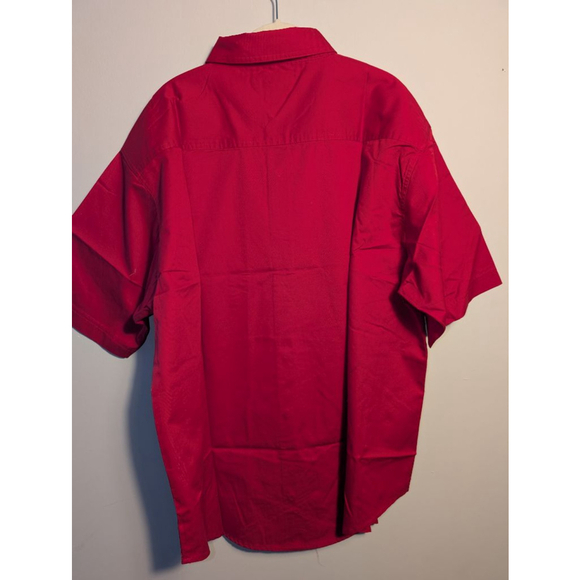 Tri-Mountain Red Casual Button Down Shirt XL NWT - Picture 5 of 5